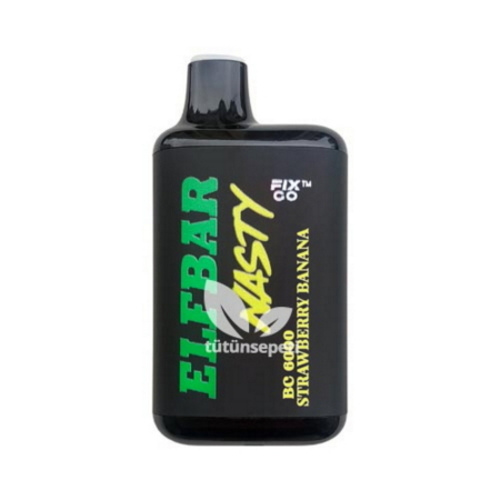 Elf Bar BC6000 Strawberry Banana Puff - Nasty